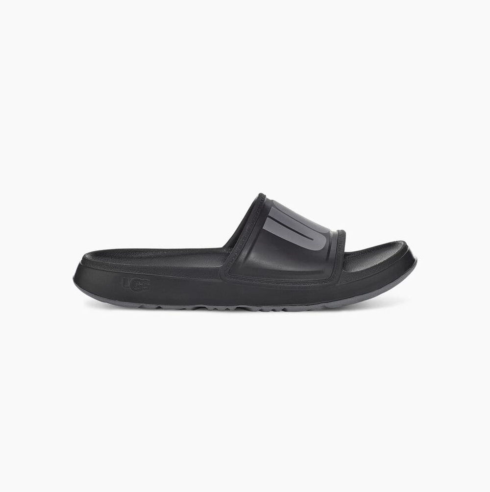 UGG Wilcox Black Slides for Men (CFQT28407)